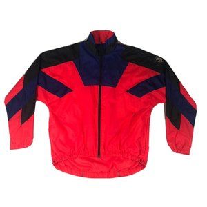 VTG Nike Echelon Mens Windbreaker Jacket Cycling Bicycle 90s Neon Pink D7 SZ Med